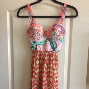 Maaji Rosewood Expression Flirty Poetry Dress